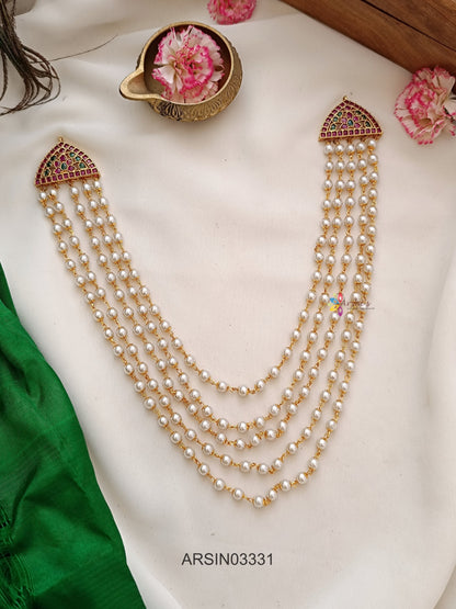 Five Layer Pearl Necklace