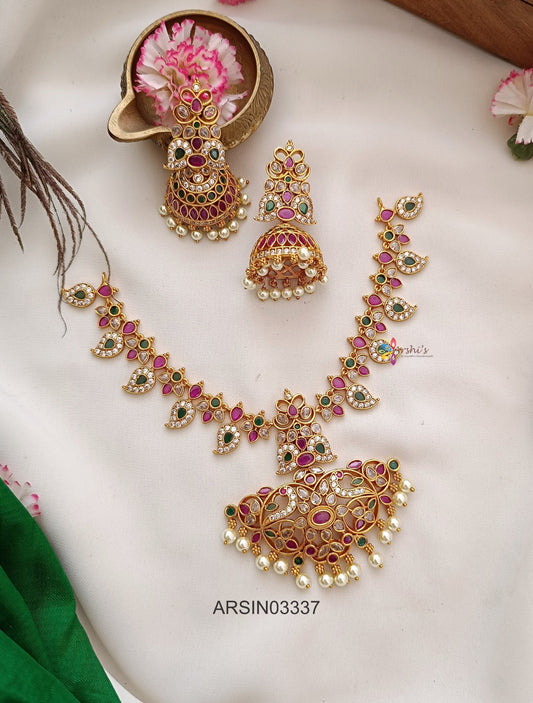 Mango Multi Color Stone Necklace