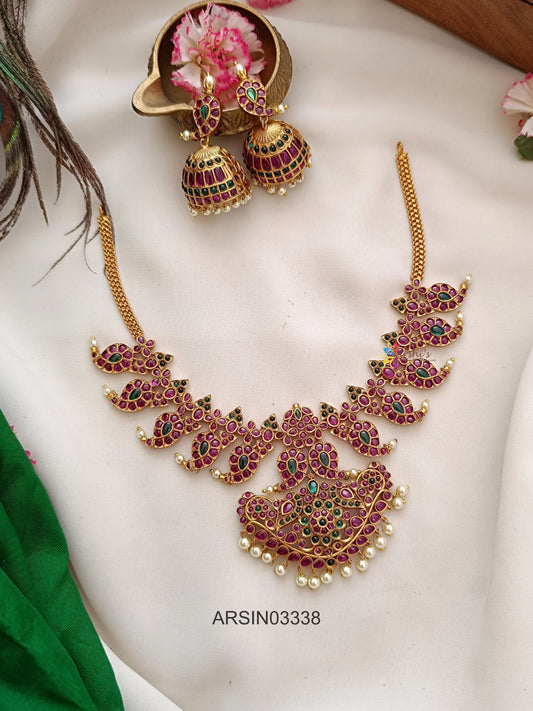 Mango Kemp and Green Necklace