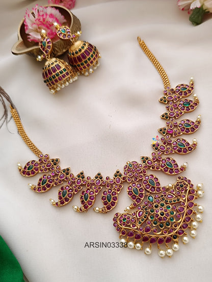 Mango Kemp and Green Necklace