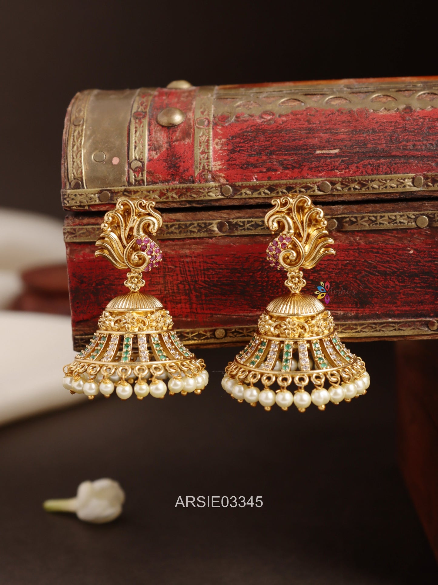 Bridal Peacock Jhumka