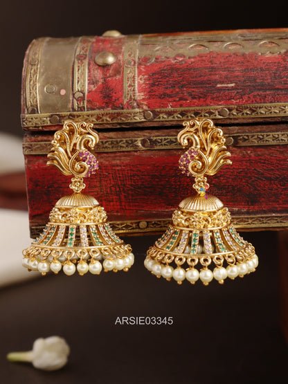 Bridal Peacock Jhumka