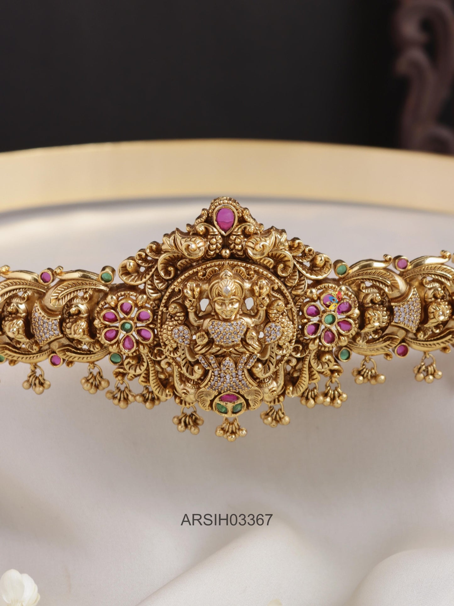 Lakshmi and Peacock Hipbelt