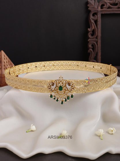 Peacock Stone Pendant Plain Hipbelt