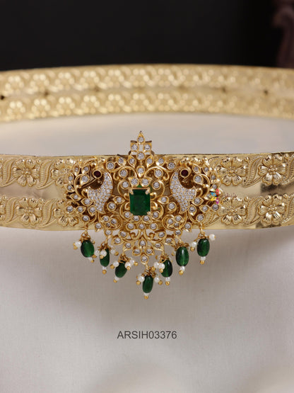 Peacock Stone Pendant Plain Hipbelt