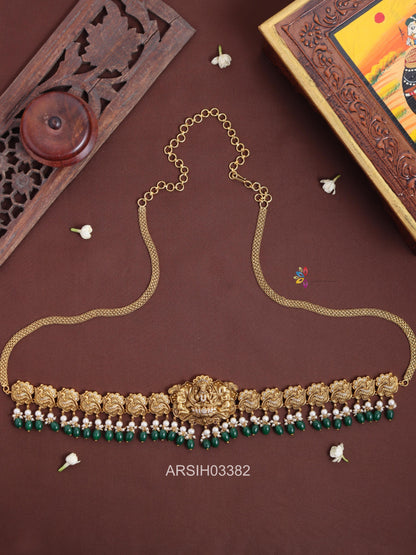 Antique Lakshmi Peacock Chain Hipbelt