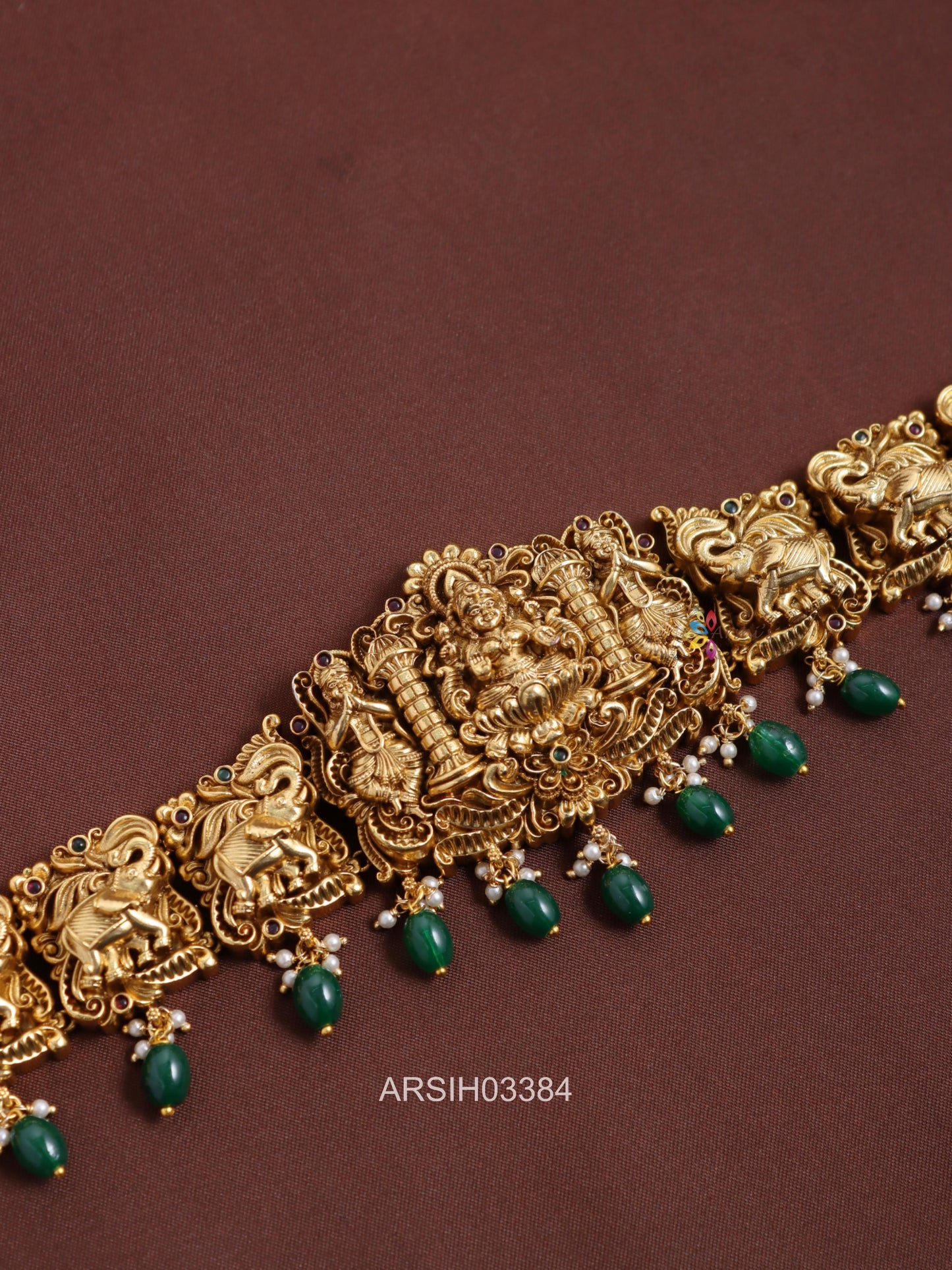 Antique Lakshmi Elephant Chain Hipbelt