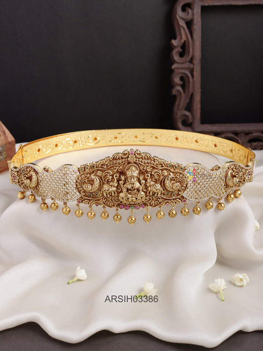 Bridal Lakshmi Peacock Jali Hipbelt