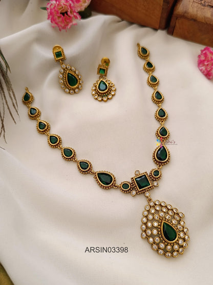 Emerald Stone Necklace