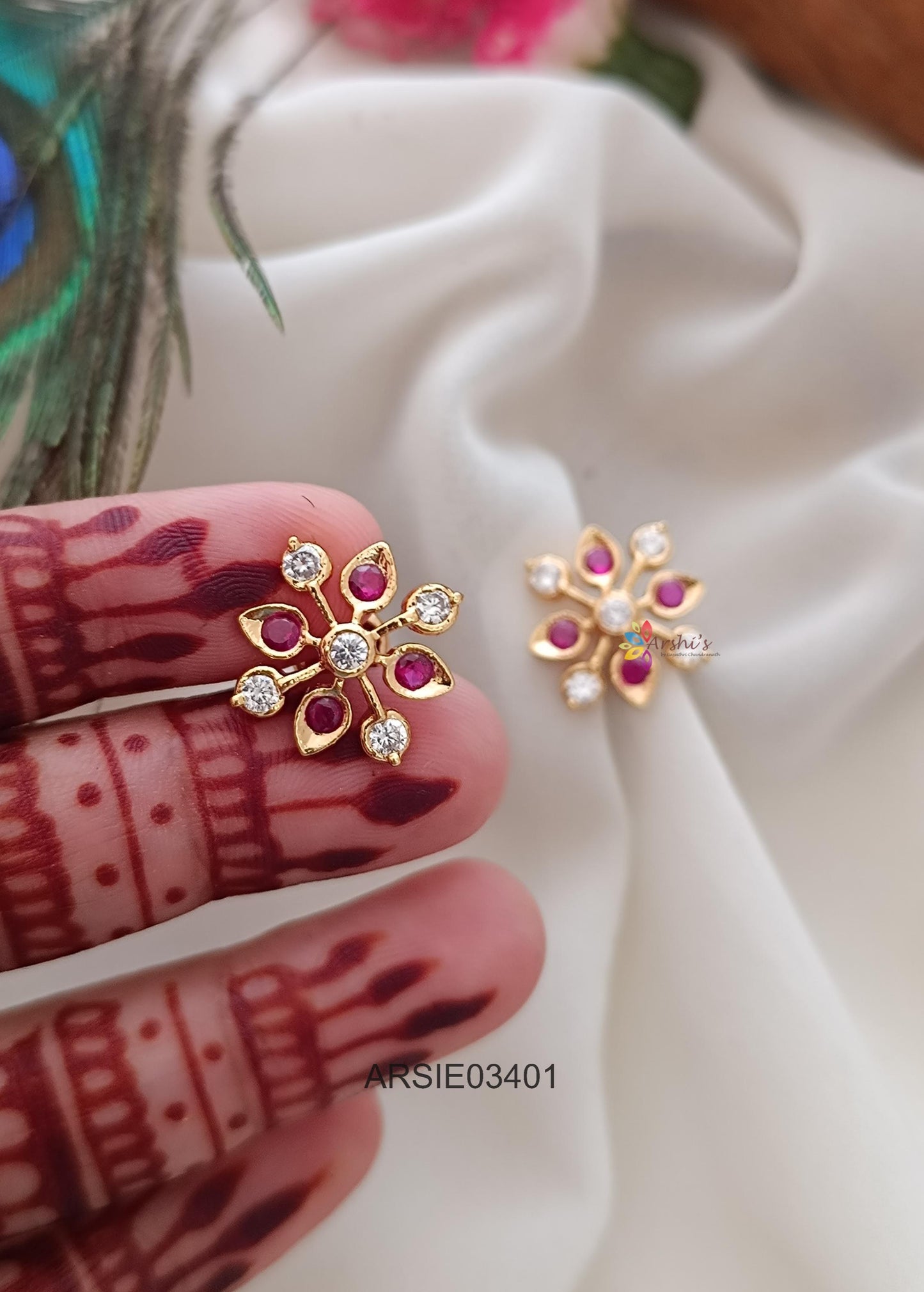 Star Design Screw Earstuds