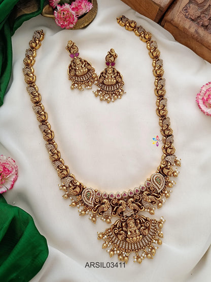 Antique Temple White Stone Long Haram