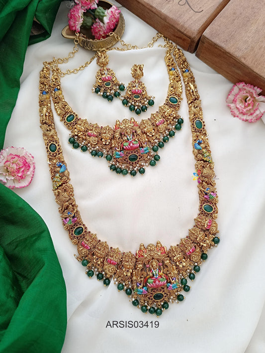 3D Enamel Bridal Jewellery Set
