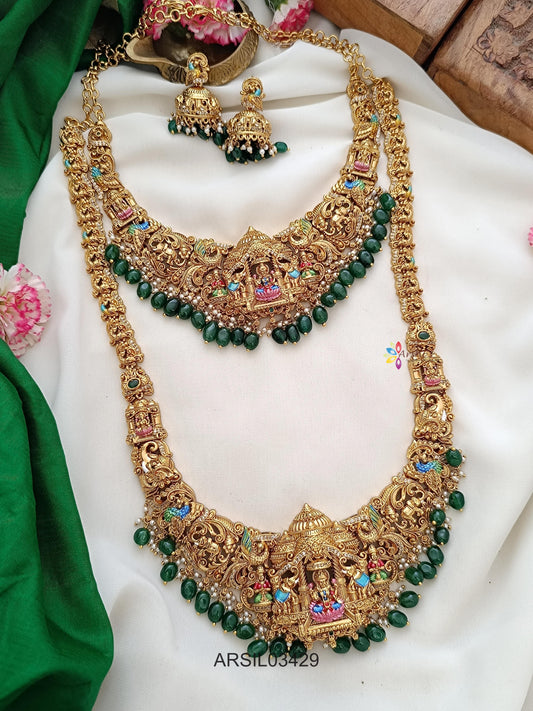 3D Enamel Bridal Jewellery Set