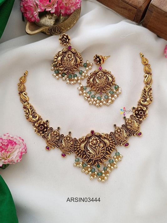 Antique Flower Necklace