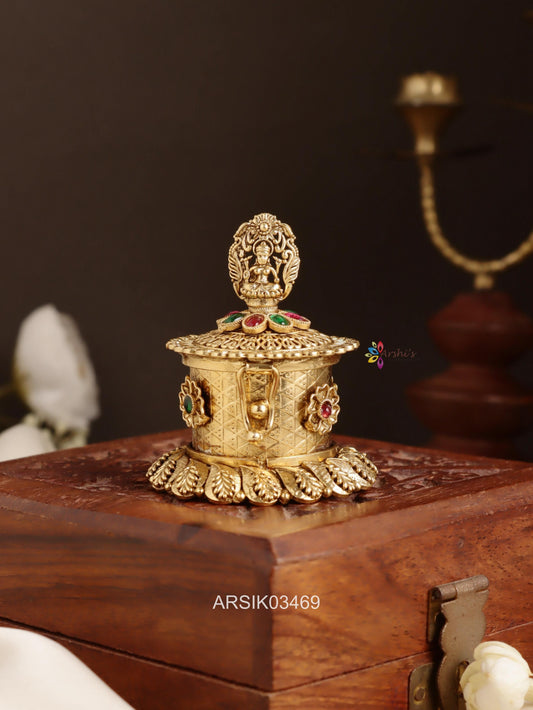 Antique Lakshmi Kumkum Box