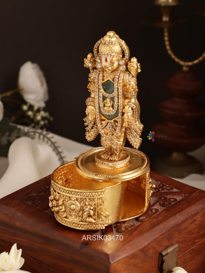 Lord Venkateswara Kumkum Box