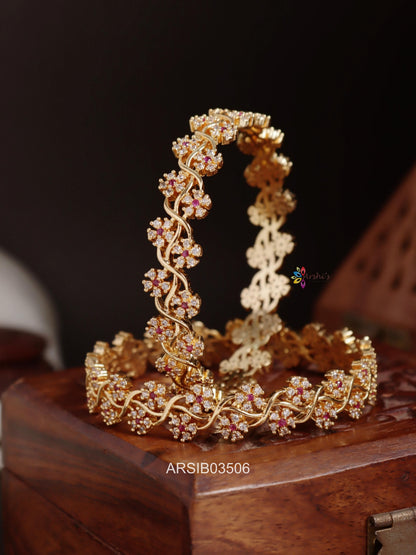 AD Stone Bangles