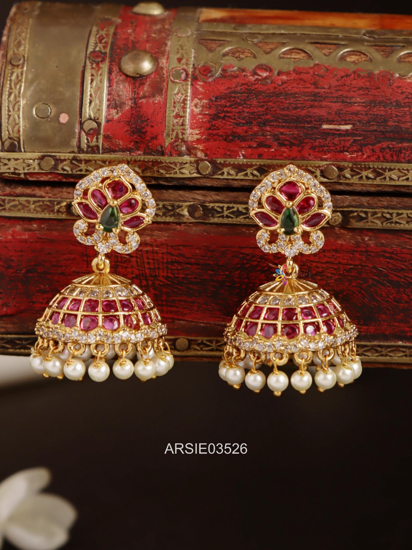 Kemp Stone Jhumka