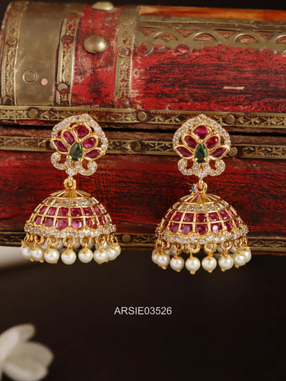 Kemp Stone Jhumka