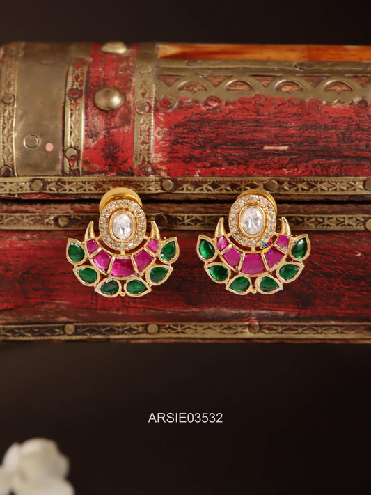 Kundan Earstuds