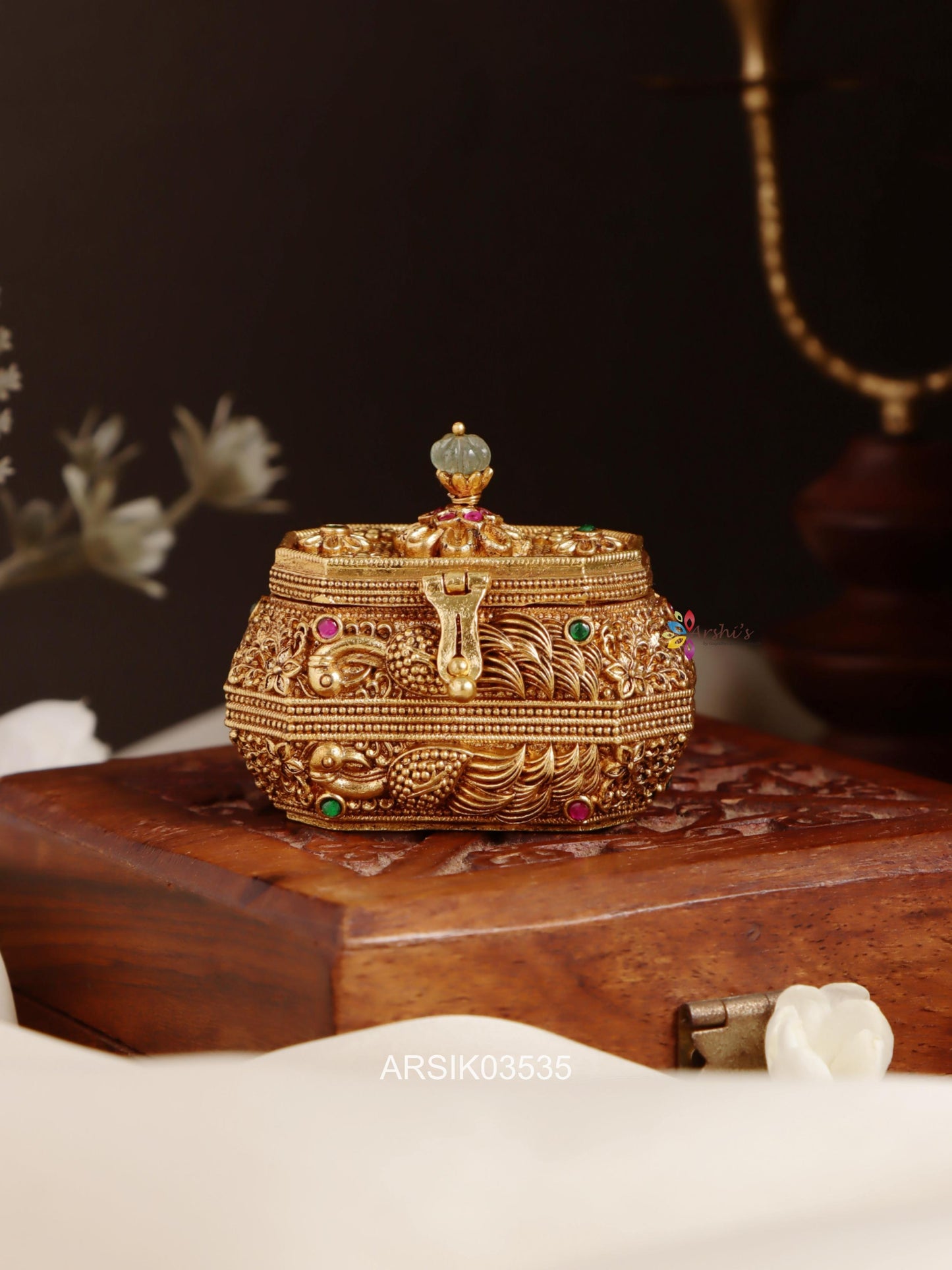 Antique Kumkum Box