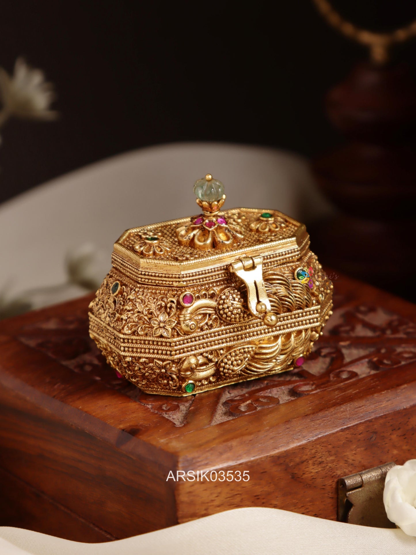 Antique Kumkum Box