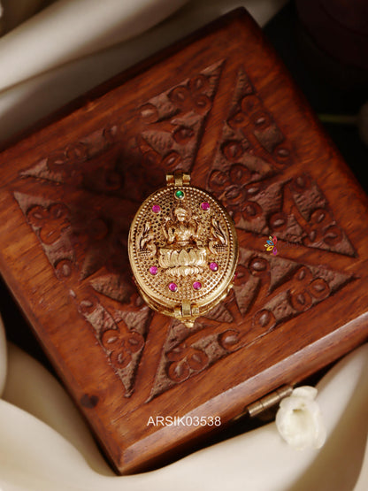 Antique Lakshmi Kumkum Box