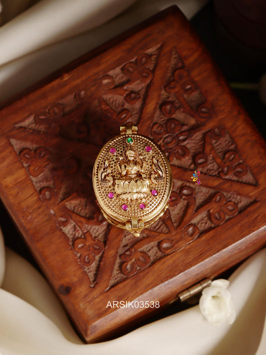 Antique Lakshmi Kumkum Box