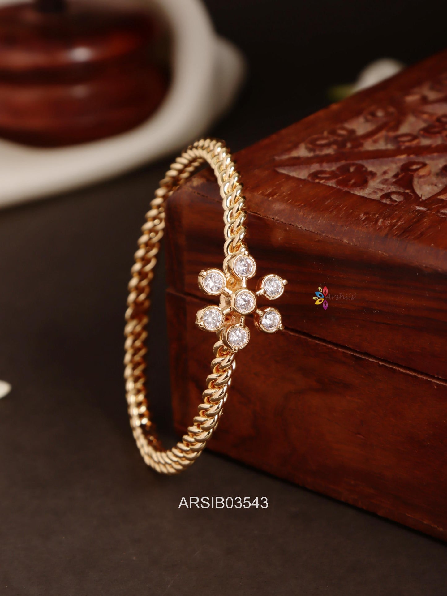 AD Stone Kada Bangle