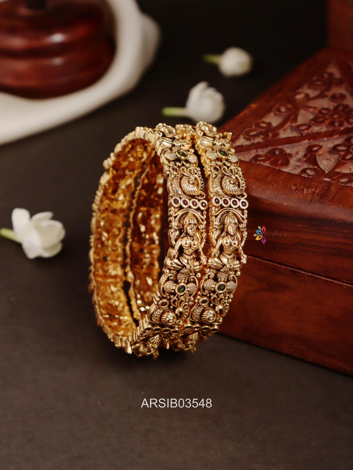 Antique Bridal Temple Bangles
