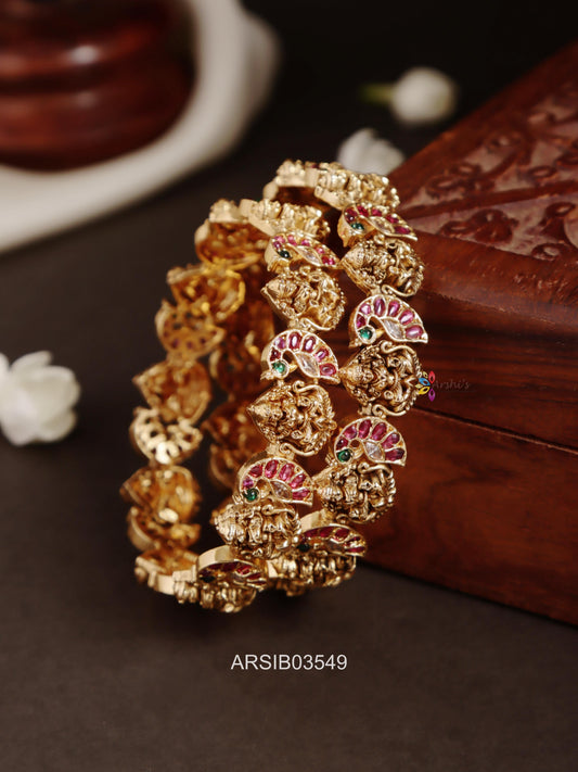 Antique Lakshmi Peacock Bangles