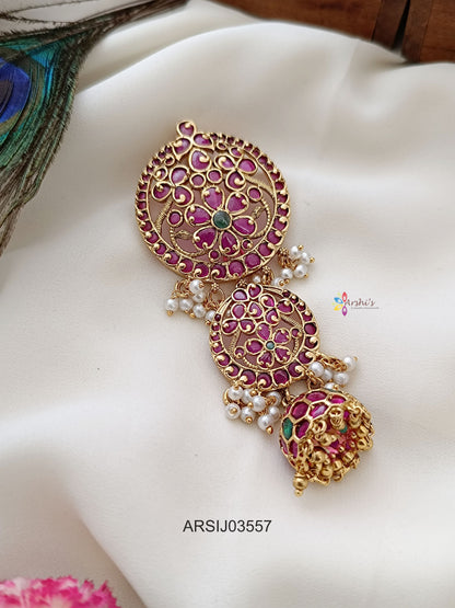 Three Layer Kemp Stone Hair Accessory