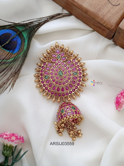 Kemp Stone Gold Bead Hair Accessory