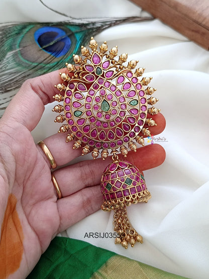 Kemp Stone Gold Bead Hair Accessory