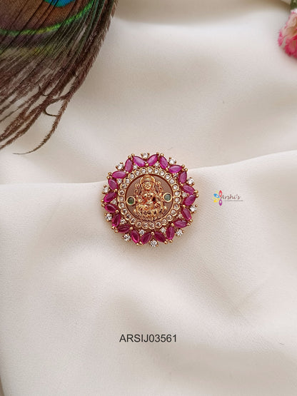Lakshmi Kemp Stone Hair Brooch
