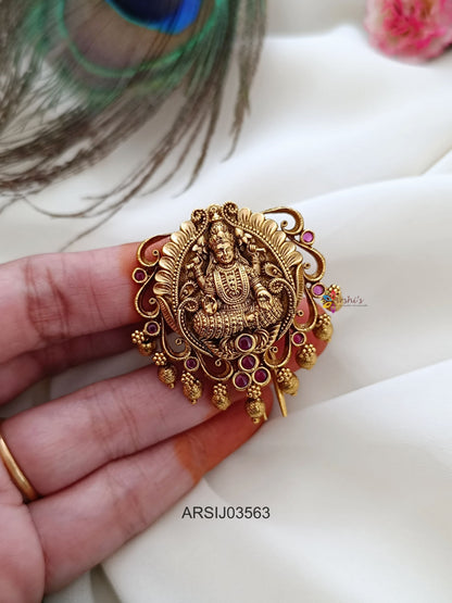 Antique Lakshmi Hair Brooch