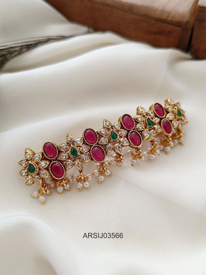 Ruby Stone Hair Clip