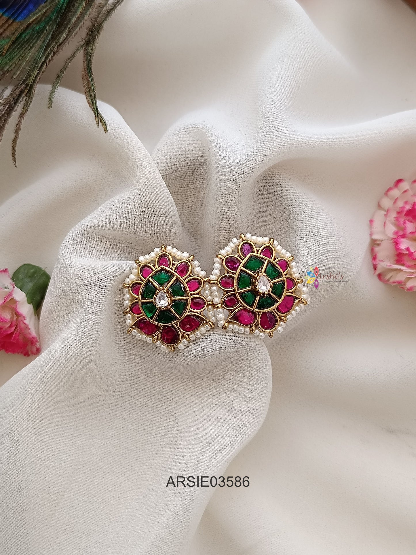 Jadau Kundan Earstuds