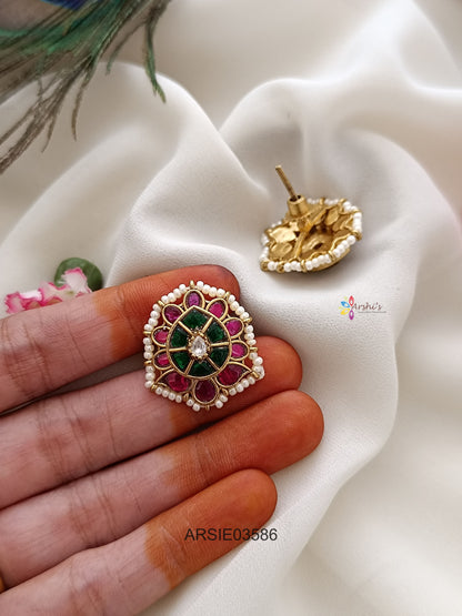 Jadau Kundan Earstuds