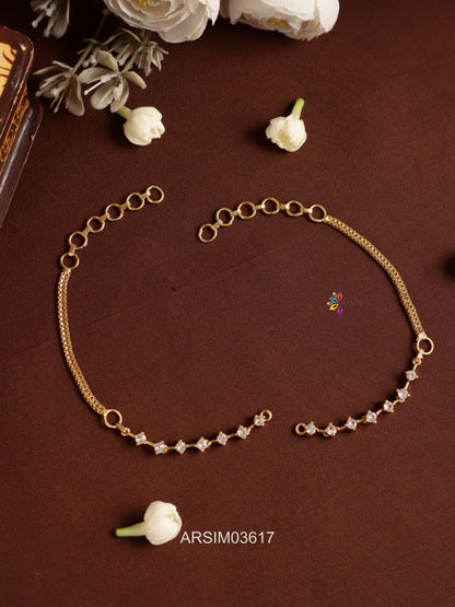 Diamond Look Like AD Stone Earchains