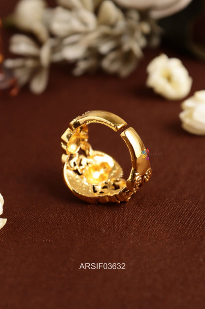 Lord Venkateswara Antique Finger Ring