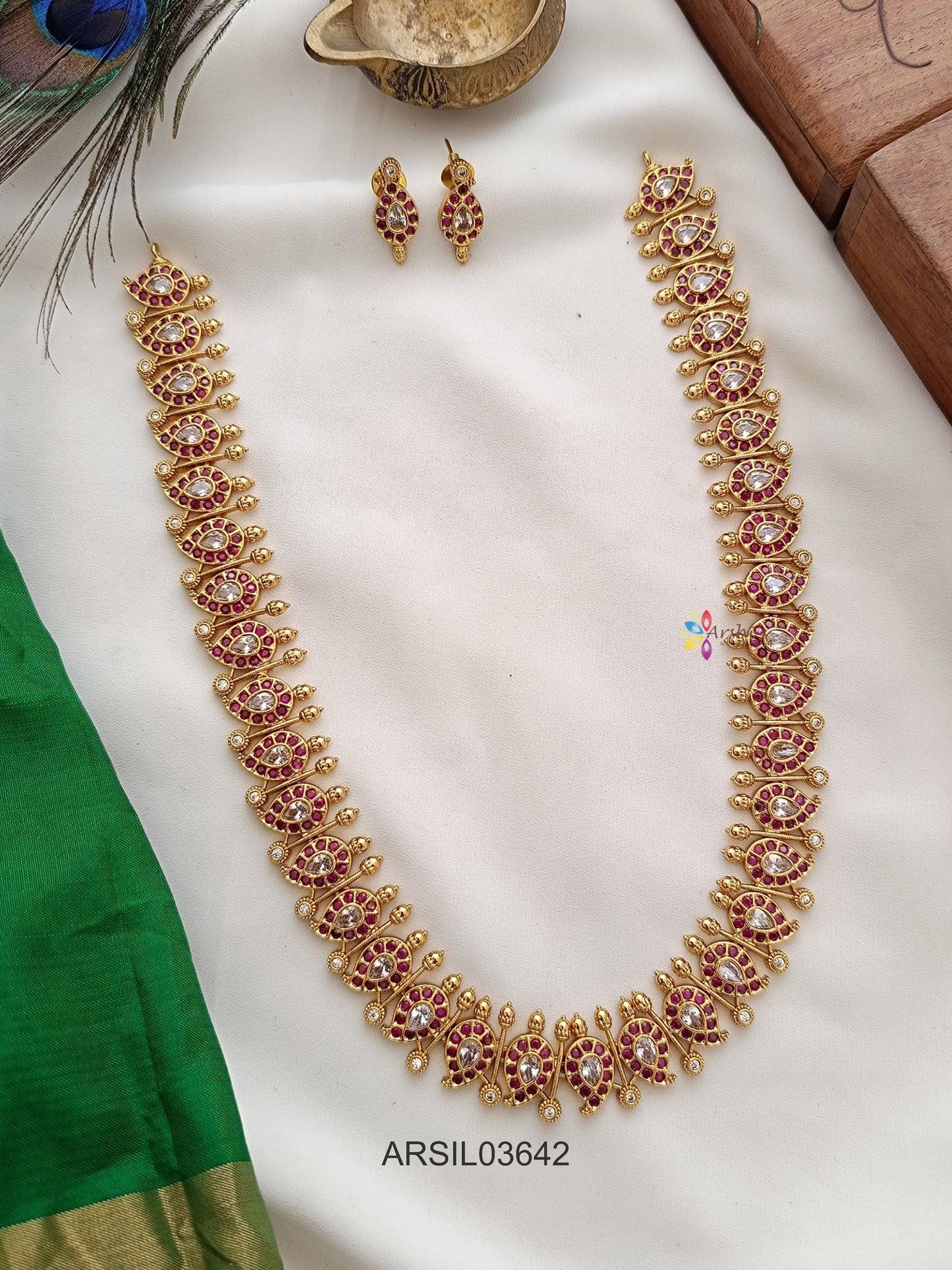 Mango Design Kemp Stone Long Haram