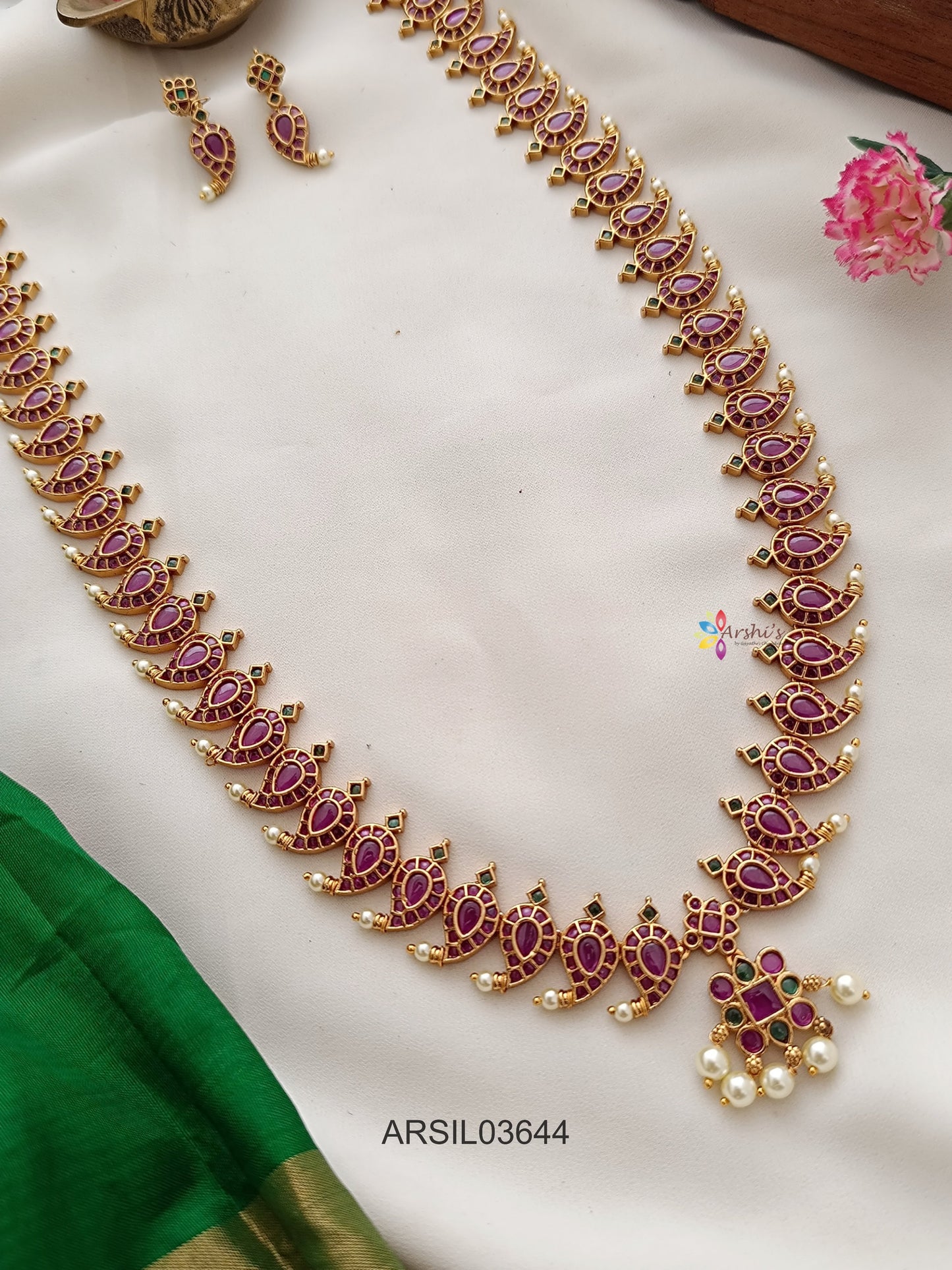 Mango Kemp Stone Pearl Long Haram