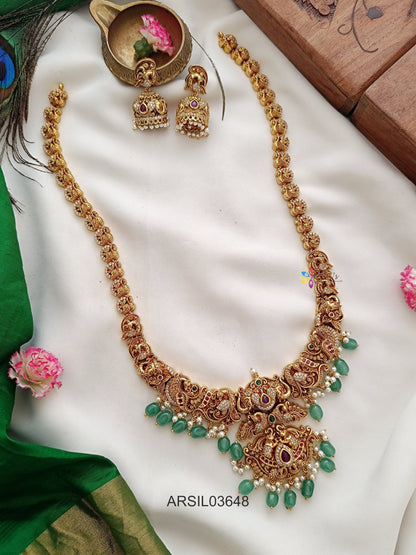 Antique Green Bead Long Haram