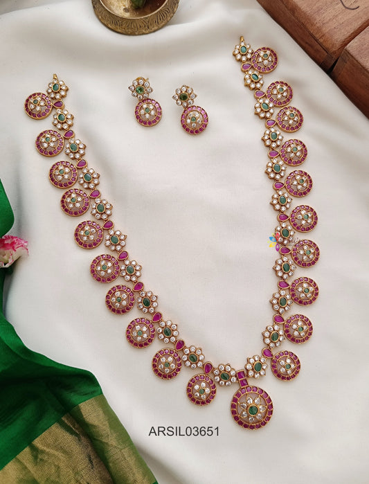 Jadau Kundan Bottu Long Haram