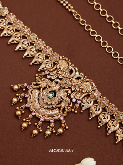 Matte Finish Bridal Jewellery Set