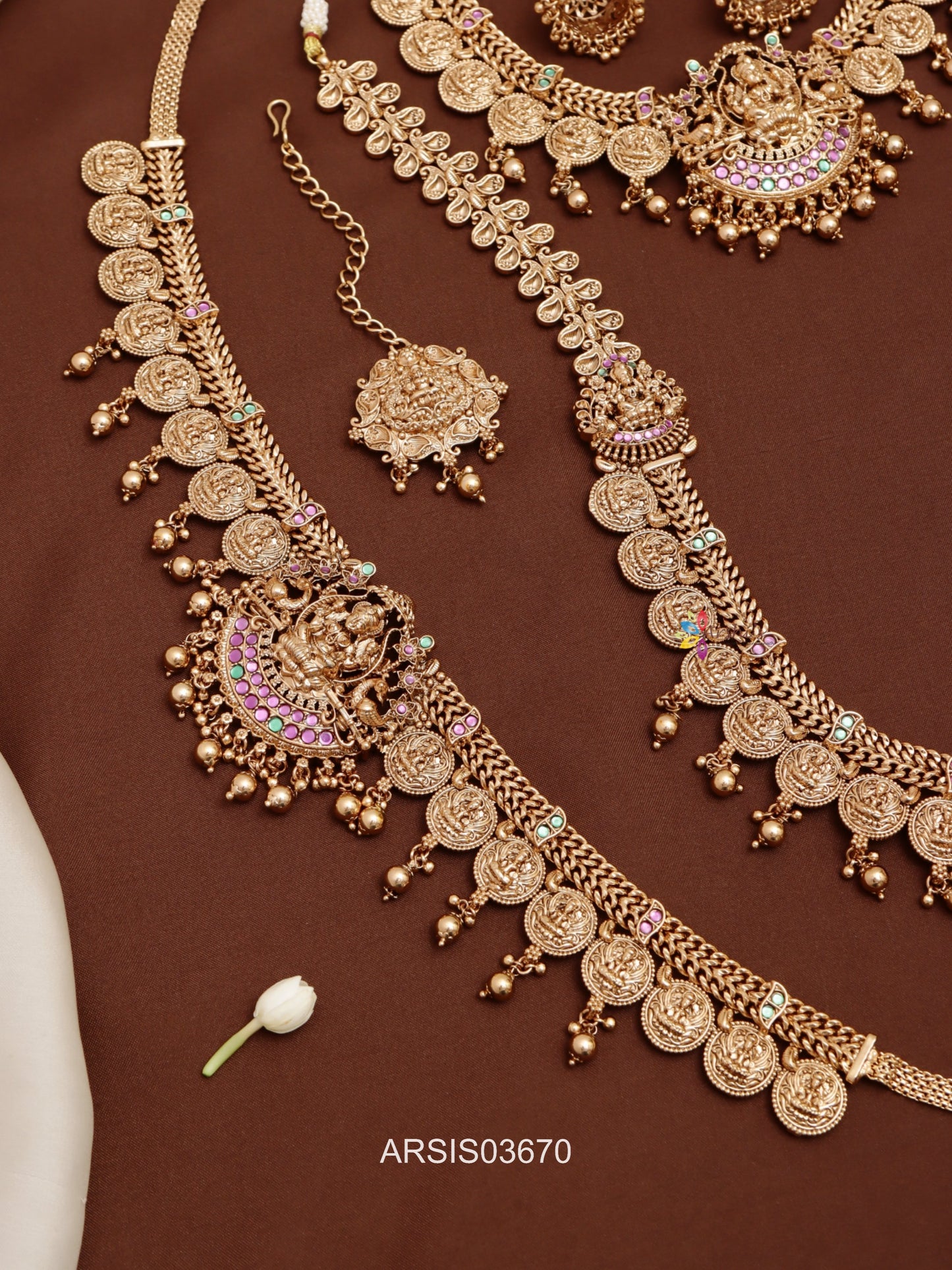 Lakshmi Coin Bridal Jewellery Set