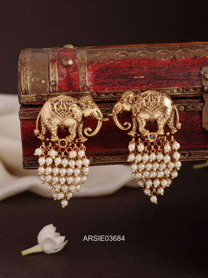 Elephant Guttapusalu Earrings