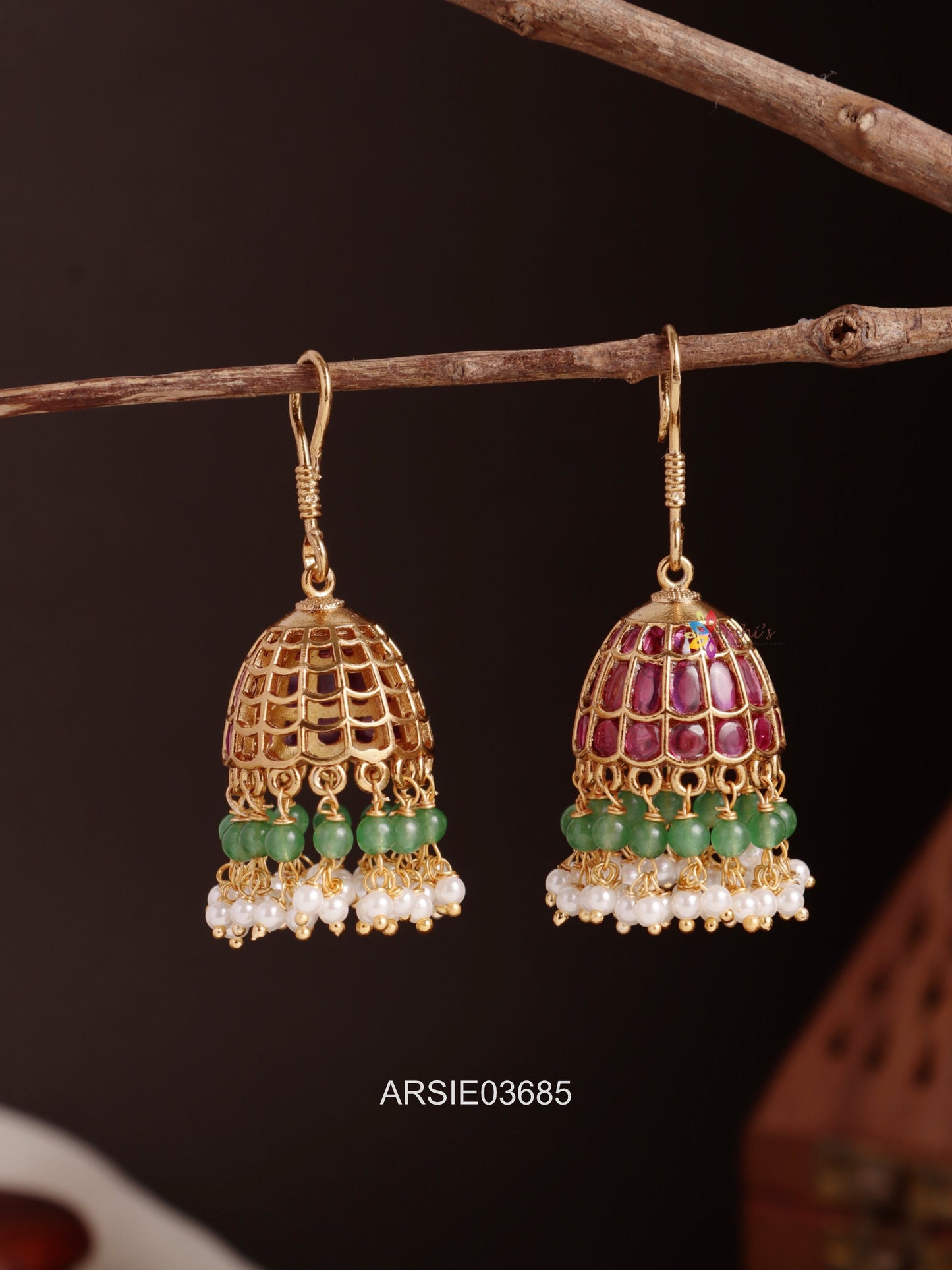 Kemp Stone Hook Earrings