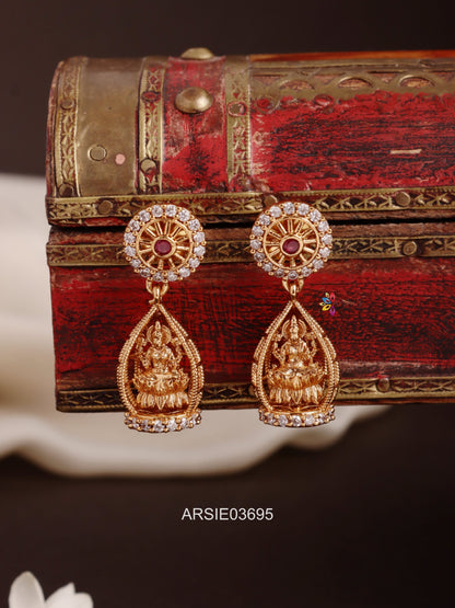 Antique Lakshmi Drop Earrings
